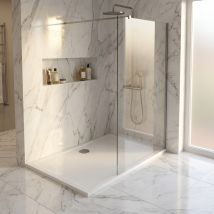 Ceramica Dolomite - Piatto Doccia In Ceramica 90x70xh4 Cm Con Scarico Lato Parete – Squash