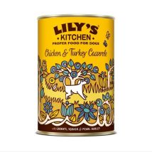 Lilys Kitchen Chicken And Turkey Casserole For Dogs 400g Pk6 - 15051