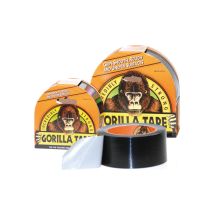 Cinta americana negra GORILLA TAPE – 48 mm x 32 m – Resistente al agua y UV – Ideal para reparaciones en exteriores