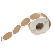 Ynkkvre - Soluble Canning Labels For Jars – 500 Kraft Labels – Self-adhesive Soluble Food Container Labels