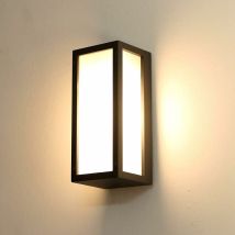 Außenwandleuchte, 18w E27 Aluminium Außenwandleuchte Außenwandleuchte, Ip54 Wasserdicht, Anthrazit
