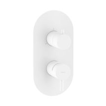 Ravak Espirit - Grifo Empotrado, Para 3 Aparatos, Blanco Mate X070246