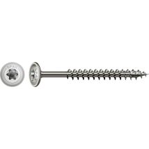 Spax - Vite Per La Costruzione In Legno Acciaio Inossidabile A2, 6 X 80 Mm,100 Stk. - Profi Box