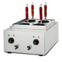 Vertes Gastro Nudelkocher Edelstahl 2x1700w 2x6 Liter 4 Körbe