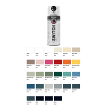 Rust-oleum Switch Spray Paint 400ml - Satin - Black