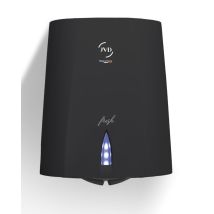JVD – Sup'Air Fresh Black Hand Dryer & Air Cleaner – 600 W – 292 mm Height – Automatic Activation – Odour Neutralization