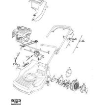 Jardipro – 1111304601 – Trasmissione Completa Turbo 48S-55S – Accessorio per Tosaerba