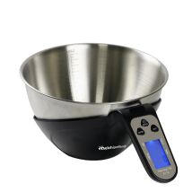 Melchioni Family - Equilibra Küchenwaage Mit Edelstahl-schüssel 5 Kg Kapazität