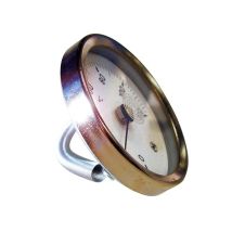 DIPRA – Termometro a parete a molla da 63 mm – Igrometro – 6,3 cm di altezza, 1,8 cm di larghezza