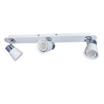 Faretti Gu10 Iris Bianchi E Cromati Cr 43-135-03-000