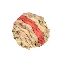 Flamingo Pet Products - 1 Balle D'Osier Rouge Avec Clochette Ø 6 Cm Jeux Pour Rongeur - Flamingo