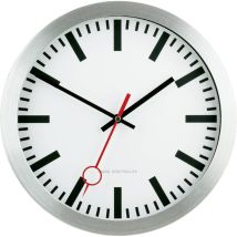 Eurotime - 59002-07 Radiocontrollato Orologio Da Parete 30 Cm Argento