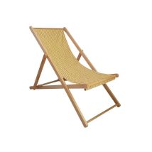 Sdraio Mare Pieghevole In Legno Betty - Multicolore - 98.5x55.5 Cm