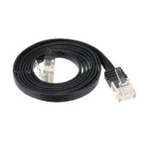 CAT.6 Patchkabel 5 m – schwarz – schlank – ideal für Netzwerkverbindungen