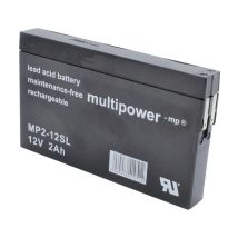 Batterie Plomb 12v 2ah Mp2-12sl Multipower