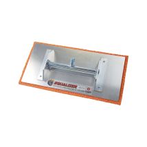 Decken-Egalisette 400x200 mm – Schwammgummibelag – Aluminium – M18 x 1,5 Gewinde