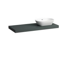 Laufen Lani Waschtischplatte – Ausschnitt rechts – 1185mm Breite – 495mm Tiefe – 65mm Höhe – 18mm MDF