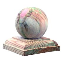Zaunpfosten aus Kiefernholz 9x9xh10 cm imprägniert gegen Pilze und Insekten für Garten & Freizeit