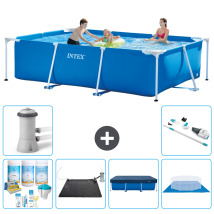 Intex Piscina Con Struttura Rettangolare - 300x200x75 Cm - 7-pezzi S21121