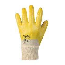 Guanti Da Lavoro G/121 Supporto Cotone E Nbr Giallo, Taglie Disponibili 9