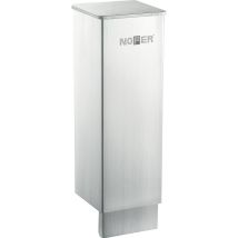 Nofer - Dosificador De Jabón Líquido Vertical Manual De 300 Ml Inox