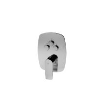 Mitigeur De Douche Encastré Avec Bouton Poussoir 3 Voies Série Sinua - Källa
