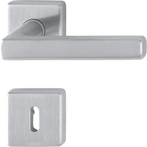 Hoppe - Maniglia Dallas Con Rosette Bb, In Acciaio Inox Opaco, 3675281