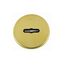 Dom – 2 x CR 30 Mostrina para Cerradura DM Dorada – Acabado dorado