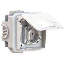 [gebraucht] B-ware Bals Elektrotechnik Unterputz Steckdose Wanddose Ip44 Typ F Stromanschluss 16 A