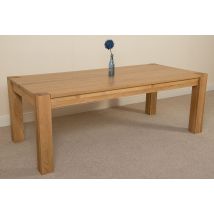 Kuba 220cm Chunky Extra Large Oak Dining Table