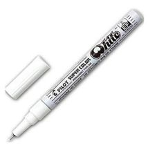 Pilot Marcador Permanente Desechable Blanco Extrafino