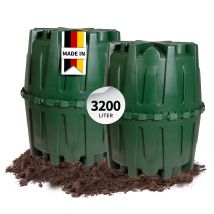 Garantia - 4rain Herkules Regenwassertank-set 3200 Liter