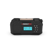 Perfectpro E-100 Outdoor Radio D'Urgence - Dab+, Solaire, Manivelle & Powerbank Pour Le Camping Et Plus Encore