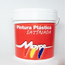 Pintura plástica satinada blanca 15 litros – MOYPE