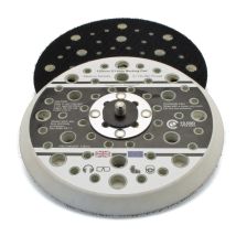 Solo – Dual Action Sander Pad 150mm – 51-Hole Compatibility – 5/16 UNF Thread – Medium Density Foam – Made in Great Britain