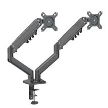 Nilox Nxdma02b Neigbarer Doppelmonitorständer Schwarz
