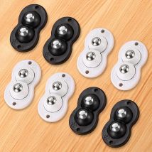 Petite Roulette,8 Pcs Mini Roulettes Pivotantes Auto-adhésives,petite Roulettes Pivotantes,360 Degrés Poulie Mobile Rotative 2 Roulettes, Adaptées À 