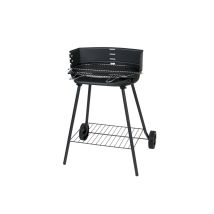 Barbacoa de carbón Athens – 52 x 37,5 cm – Parrilla de acero cromado 50,50 x 33 cm – Para 8-10 personas
