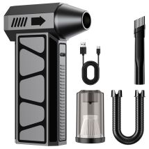 Mini Gebläse Akku 130000rpm, 4-gang Electric Air Duster Mini Gebläse, 2-in-1 Staubgebläse Akku Mit 8000mah Akku, Mini-staubsauger Für Reinigungsset,pc