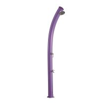 Doccia Solare Da Esterno Jolly 25l Formidra 233x15x16,5 Cm- Alluminio - Pediluvio, Soffione E Miscelatore - - Rosa