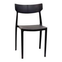 Modern House Design Chair Black Restaurant Amalfi