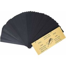 Carta Vetrata Da 45 Pezzi, Grana Da 80 A 3000, Carta Vetrata A Umido E A Secco, Foglio Abrasivo Per Levigatura Di Autoveicoli, Lucidatura Di Metallo, 