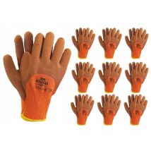 Guantes De Trabajo / Aislantes / Naranja-marrón / Talla: 10 - Xl / Rtasmanpbr 10 - 10 Unidades.