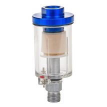 Mini-Luftfilter 1/4'' – 45 mm – 95 mm – 0,09 kg – 10 bar – Ölabscheidung: Ja – Wasserabscheidung: Ja – AIRPRESS
