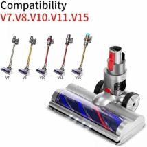 Spazzolino Elettrico Compatibile Dyson Serie V Con 4 Led Per Pavimenti Duri - Accessori Aspirapolvere