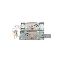 Cerradura PREFER A711 para persiana derecha e izquierda – Cilindro de latón fijo – Caja 155x55 mm