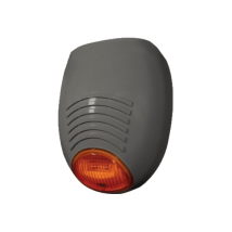 Amc - Sirène Extérieure Auto-alimentée Couleur Argent Sr 136 Silver Inviolable Et Indéchirable Sr136