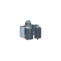 Prax Gerätehalter V25 – Federstahl – Schwarz – 2 Schraublöcher – 25 mm Durchmesser – Verstellbarkeit max. 25 mm