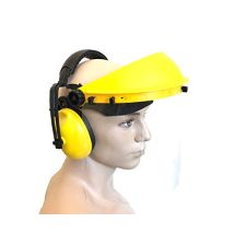 Combinazione Protezione Udito E Viso Testa Regolabile Per Taglie Da 52 A 63 Cm