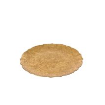 Plat Déco Doré Polypropylène Élégance Durable Pour Vos Tables - Decoris